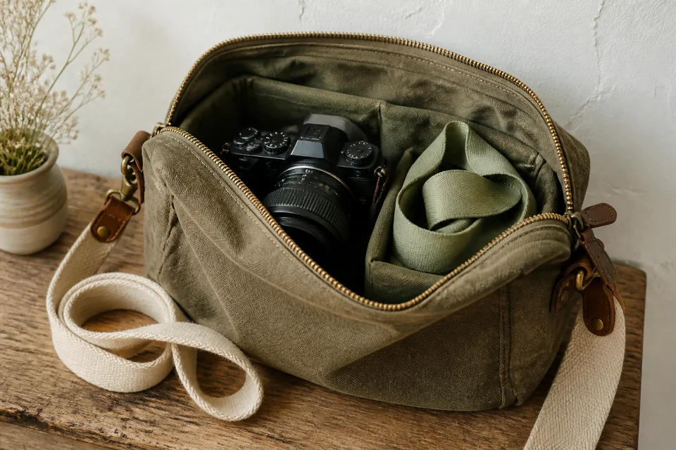 Appareil photo et accessoires de reportage de mariage — illustration générée par IA