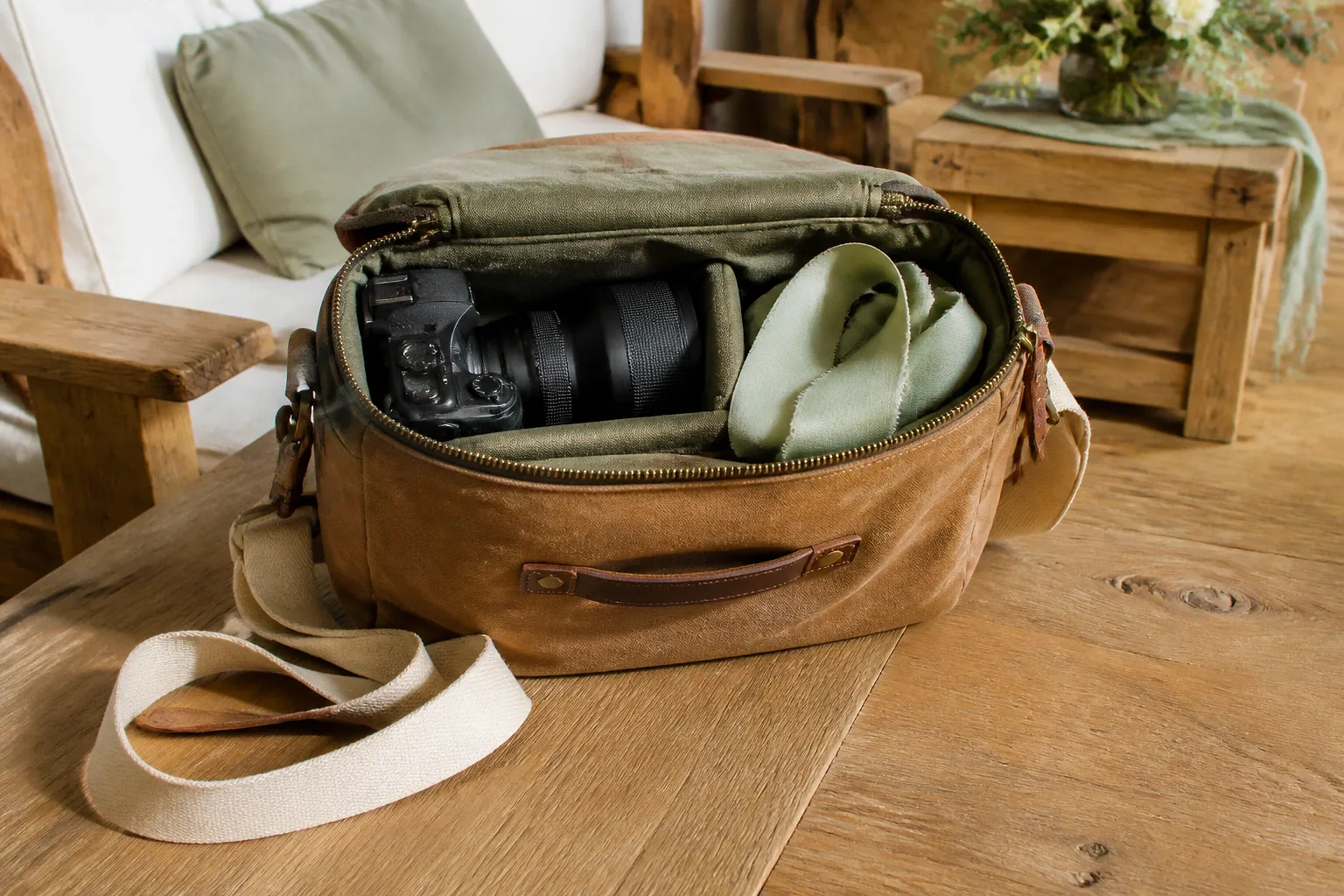 Appareil photo et accessoires de reportage de mariage — illustration générée par IA