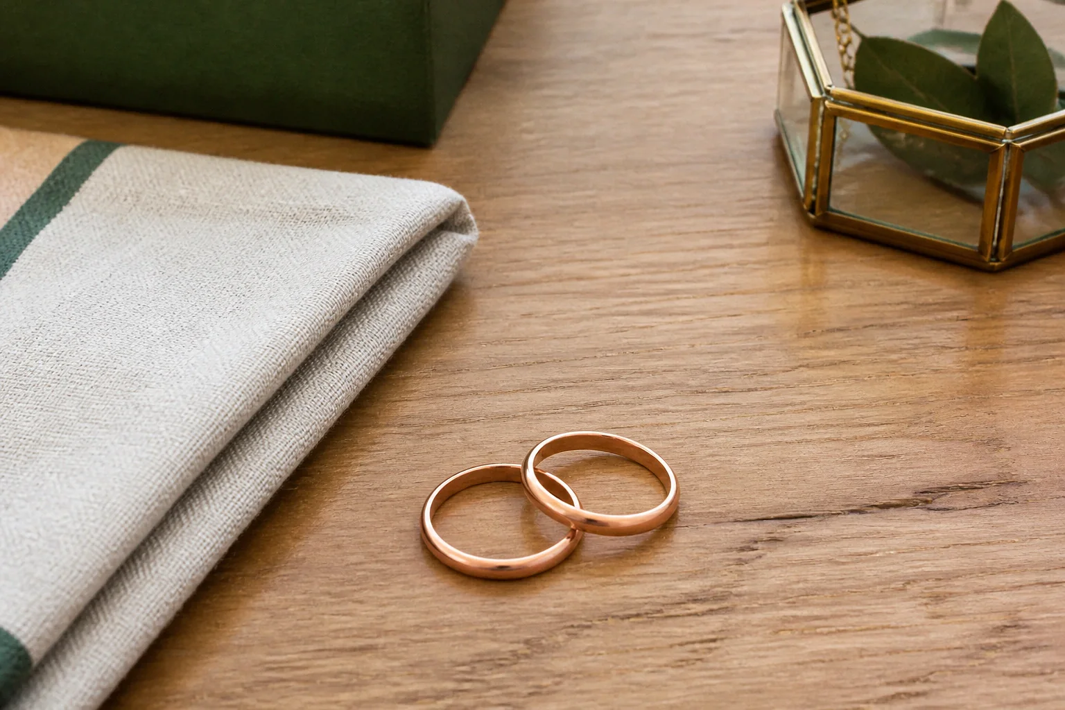 Alliances et travail de bijouterie de mariage — illustration générée par IA